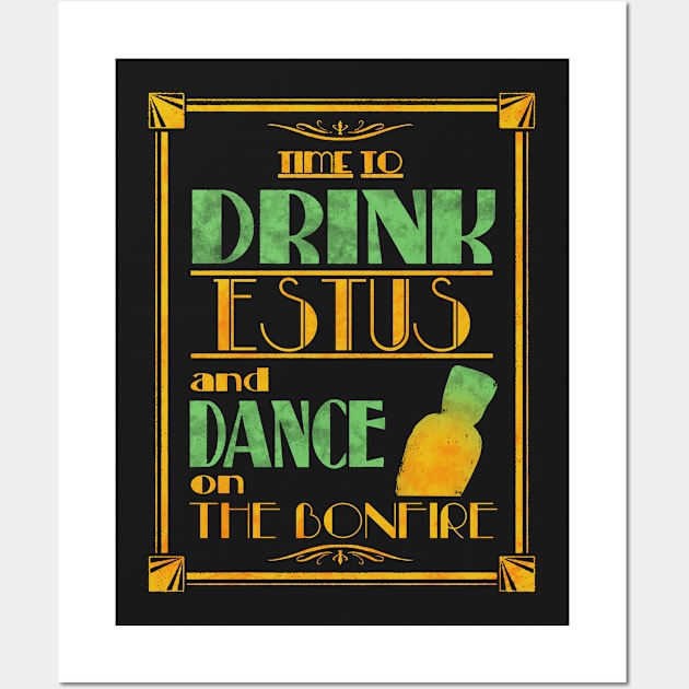 Time to drink Estus Wall Art by Manoss